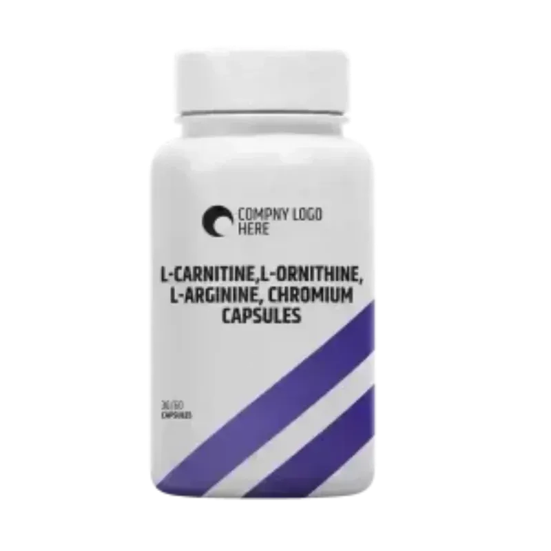 L-Carnitine, L-Ornithine, L-Arginine, Chromium capsules