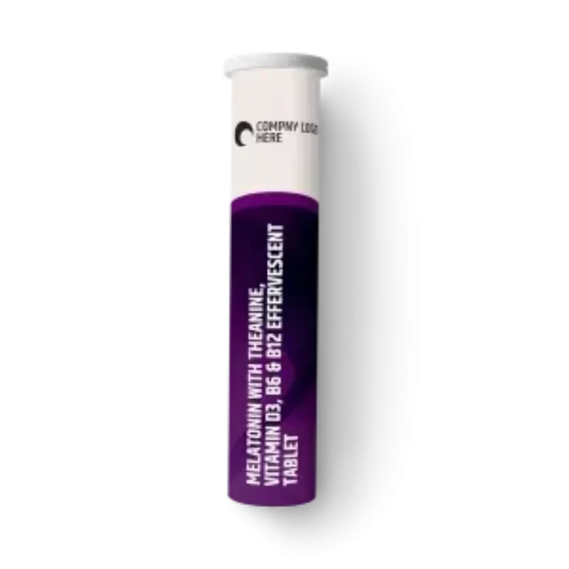 Melatonin with Theanine, Vitamin D3, B6 & B12 Effervescent Tablet