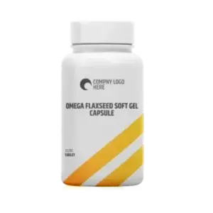 Omega Flaxseed Soft Gel Capsule
