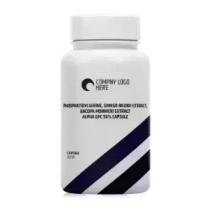 Phosphatidylserine, Ginkgo Biloba Extract, Bacopa Monnieri Extract Alpha GPC 50% Capsule