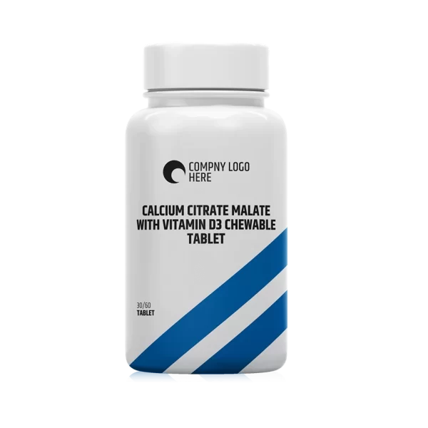 Calcium Citrate malate with Vitamin D3 Chewable Tablet