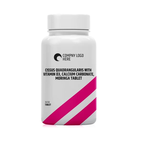 Cissus quadrangularis with Vitamin D3, Calcium Carbonate, Moringa Tablet