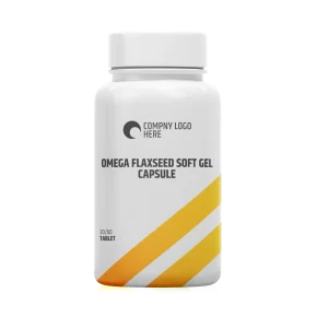 Omega Flaxseed Soft Gel Capsule