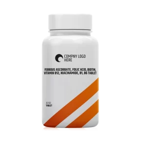 Ferrous Ascorbate, Folic Acid, Biotin, Vitamin B12, Niacinamide, B1, B6 Tablet