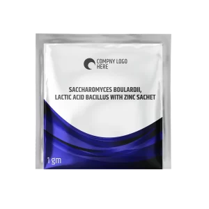 Saccharomyces boulardii, lactic acid bacillus with Zinc Sachet 1 gm