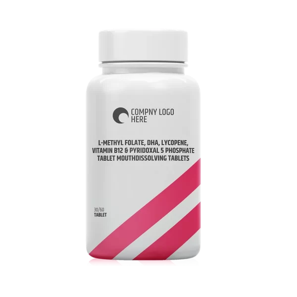 L-Methyl folate, DHA, Lycopene, Vitamin B12 & Pyridoxal 5 Phosphate Tablet / Mouth Dissolving Tablets